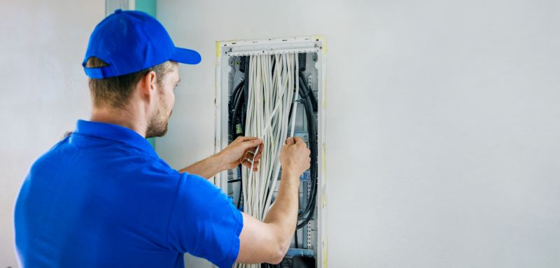 Electrician Installing Wiring